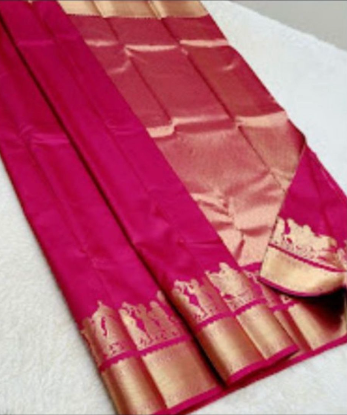 Ruby Pallaku – Kanjipuram Pattu Saree