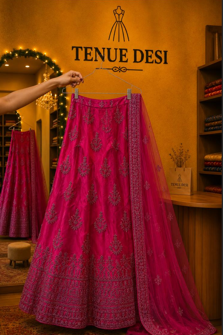 Lehenga Fuchsia Royale