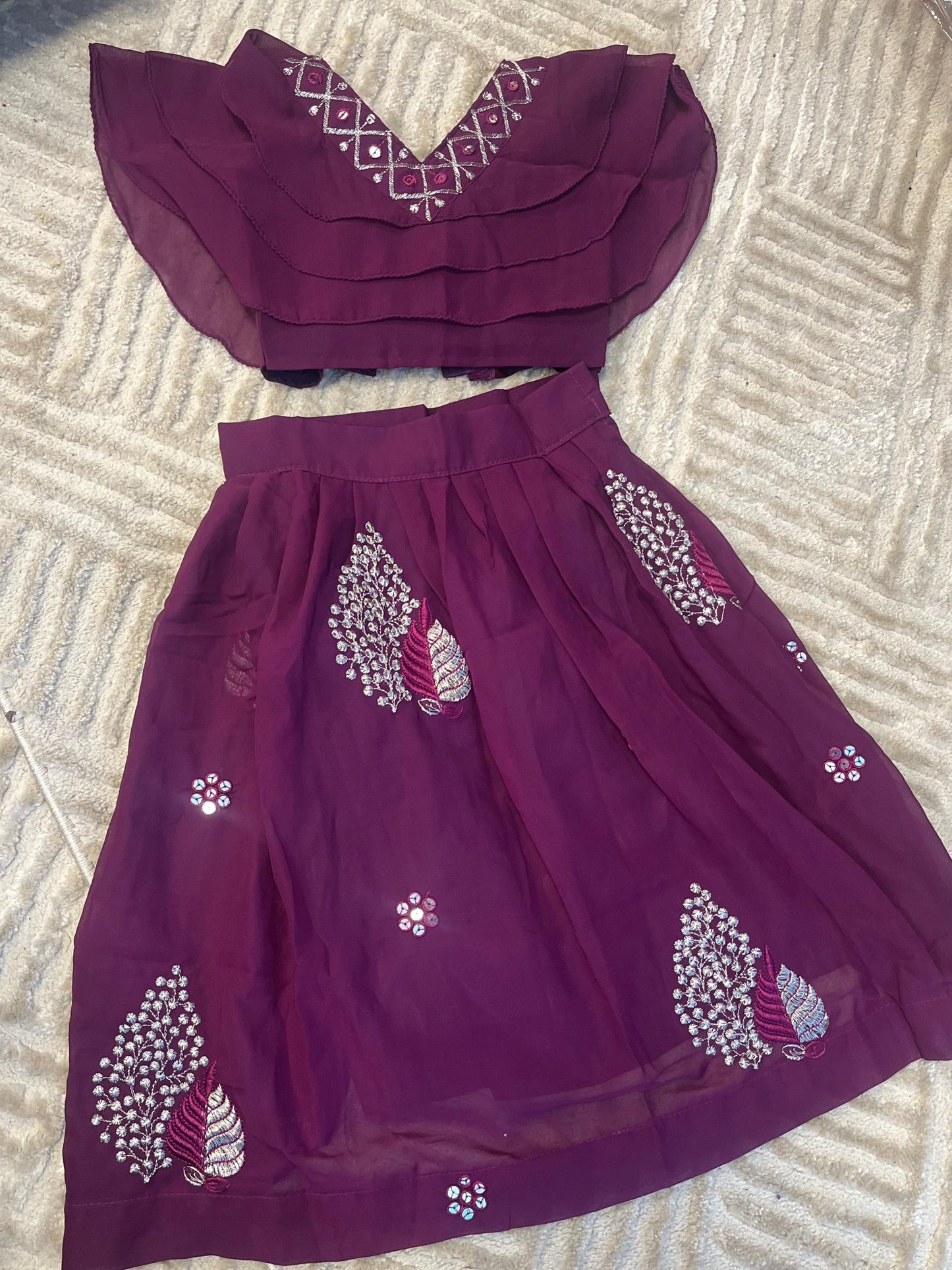 Choli Améthyste Enchantée