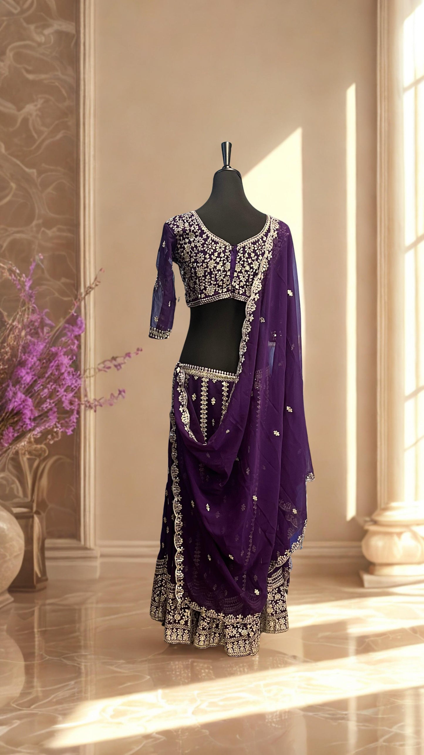 Lehenga Purple Royale