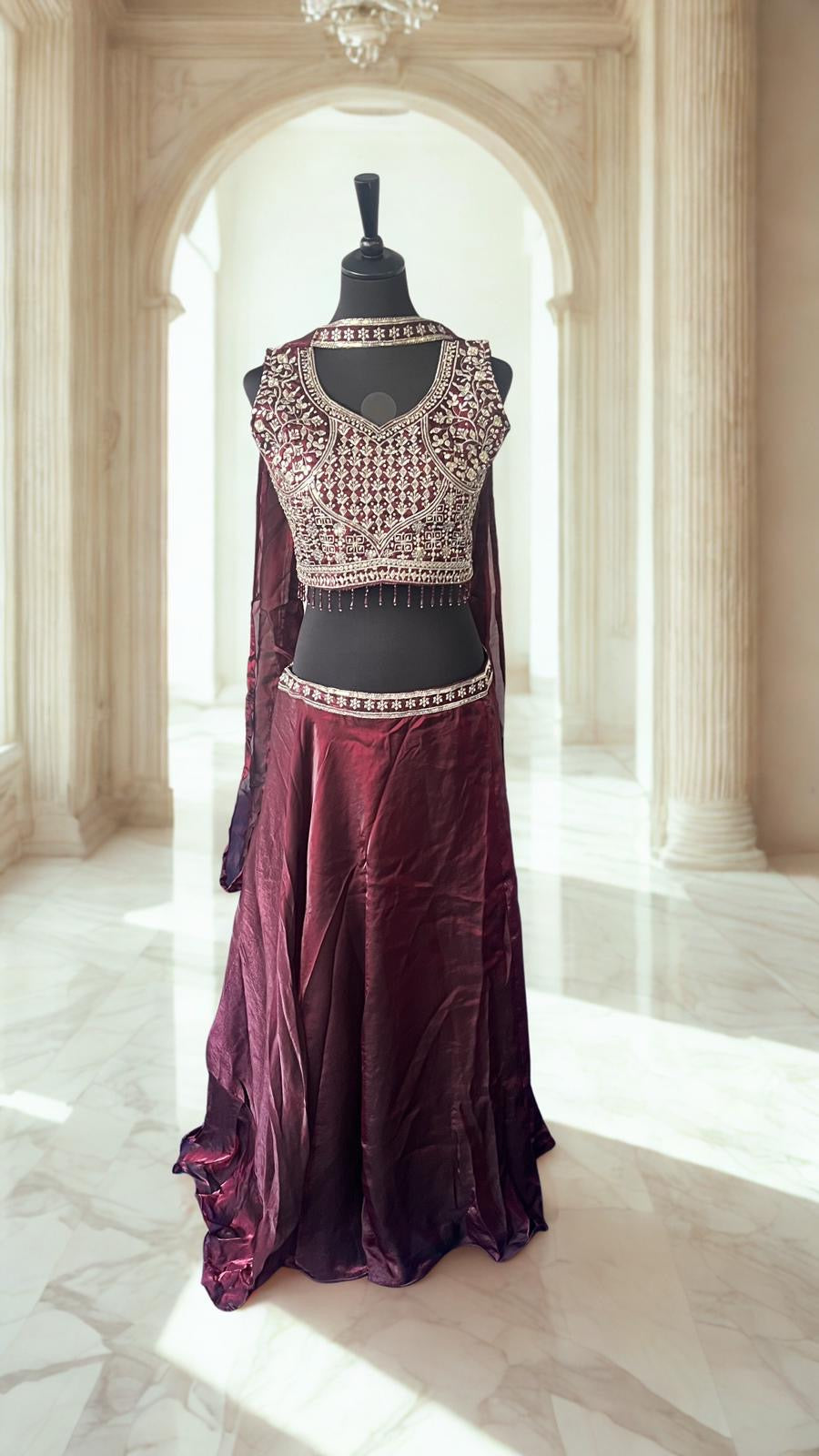 Lehenga Ruby Elegance