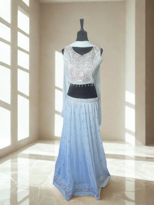 Lehenga Sky Elegance