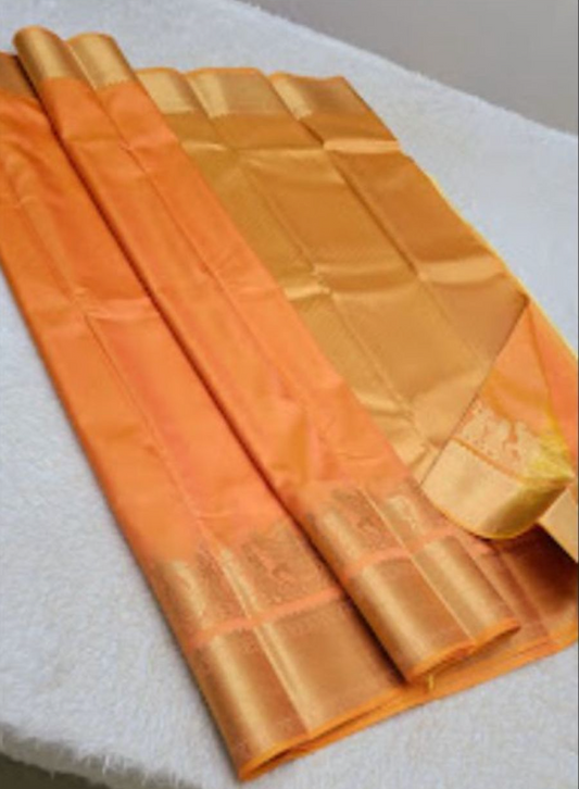 Aurore dorée– Kanjipuram Pattu Saree