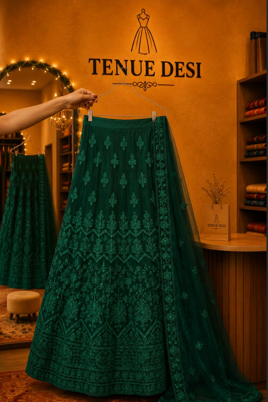 Lehenga Emerald Royale
