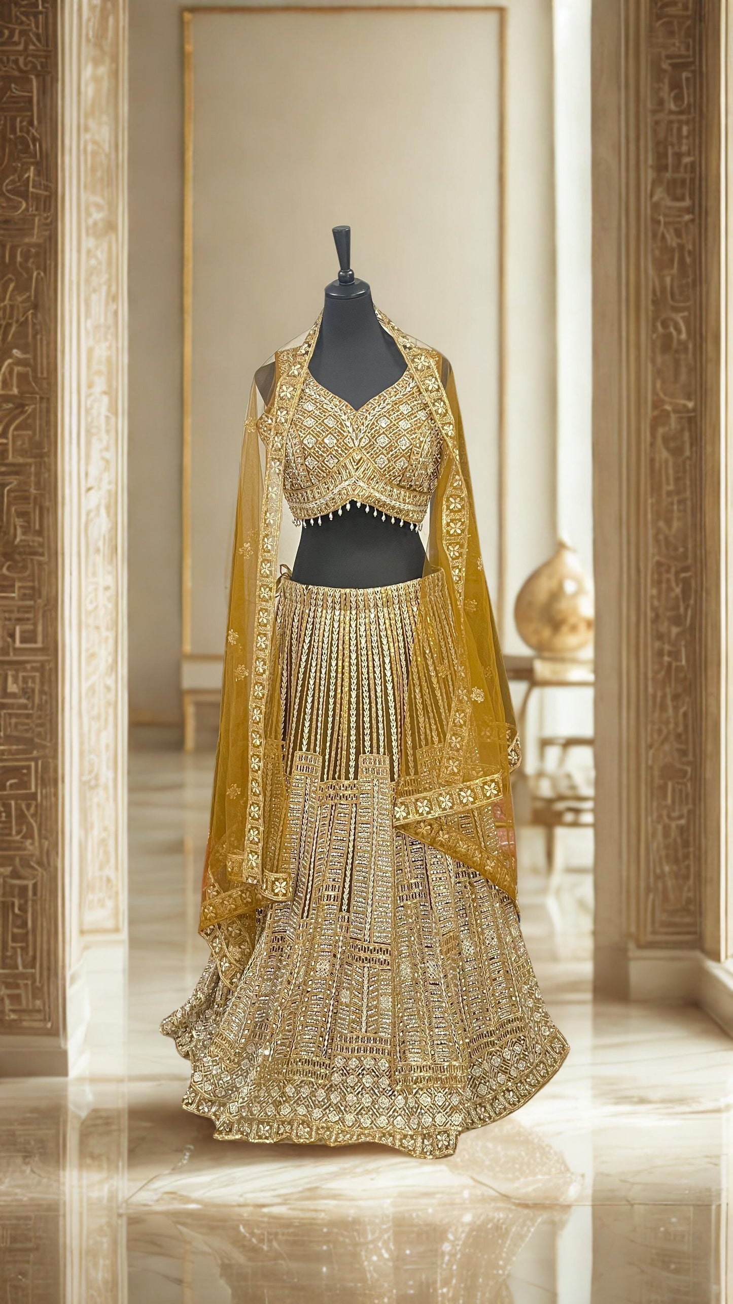 Lehenga Honey Glow
