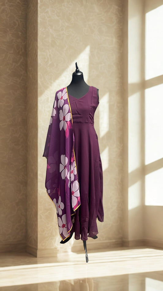Salwar Émeraude Royale