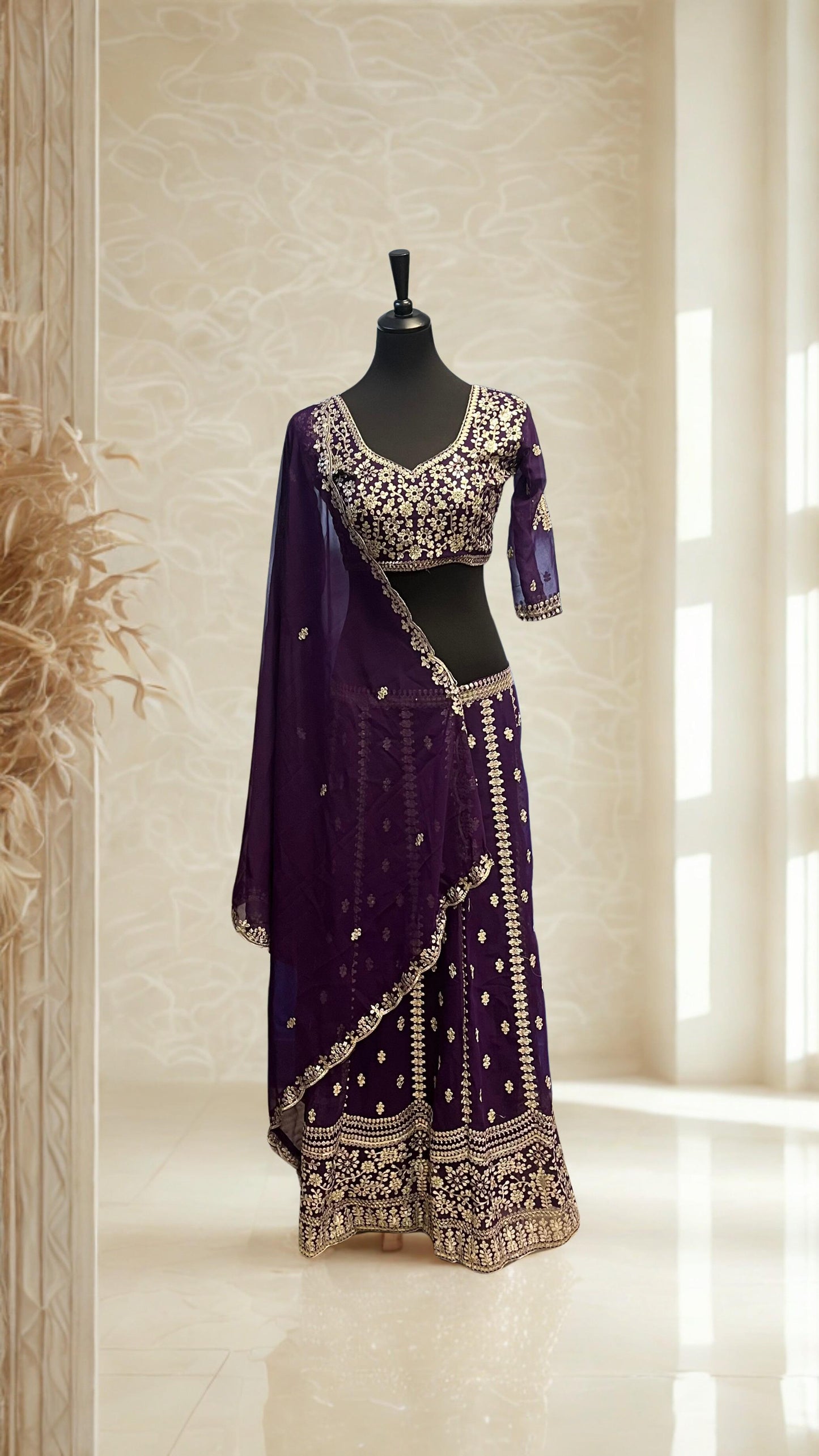 Lehenga Purple Royale