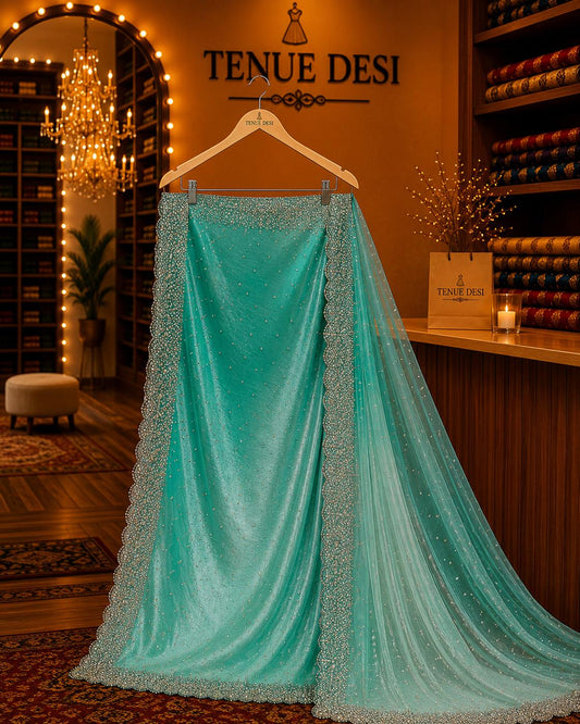 Jasmine Grace- Stone Glam Saree