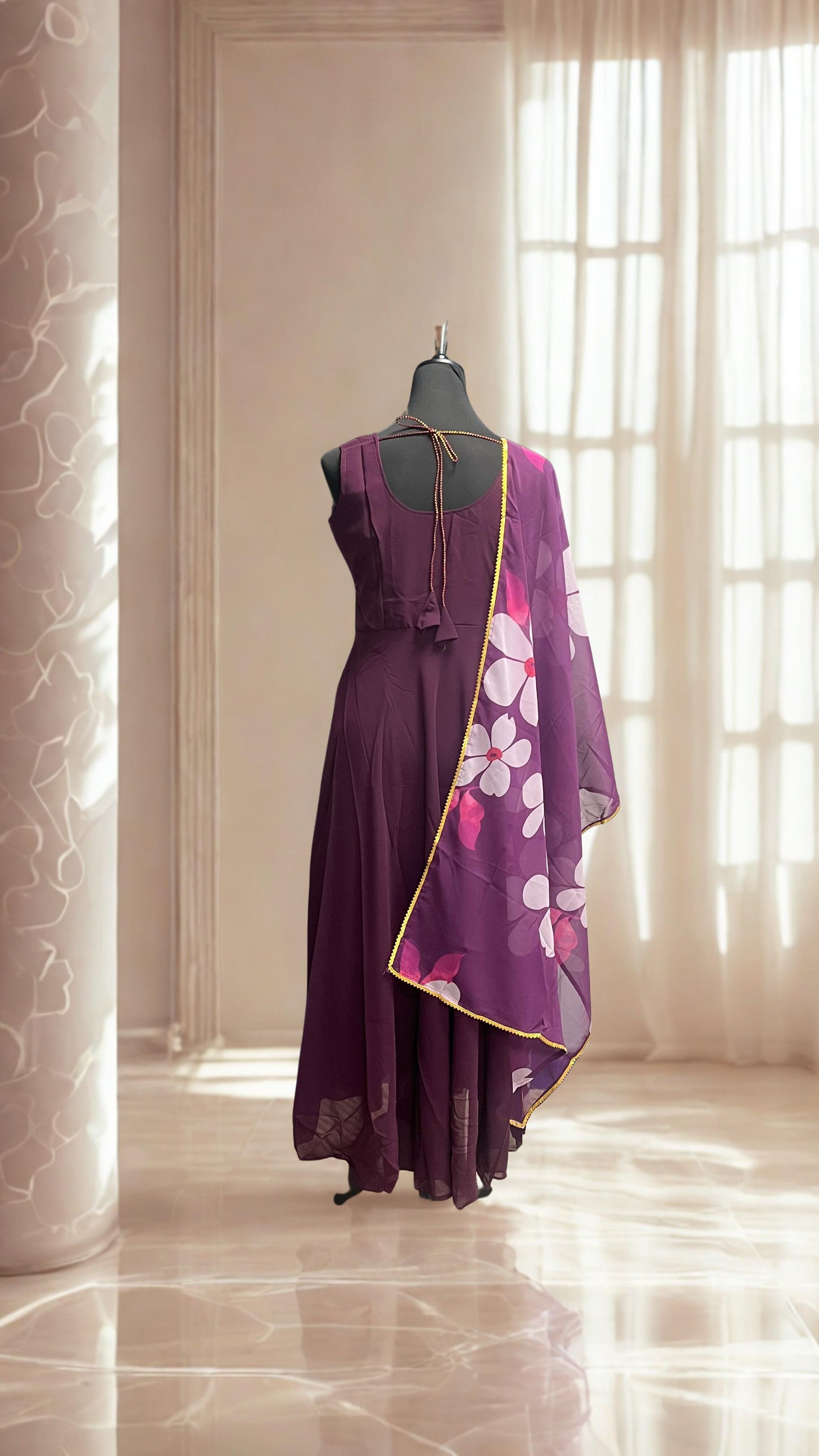 Salwar Émeraude Royale
