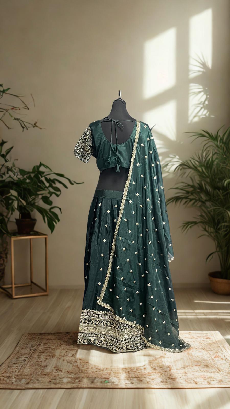 Lehenga Emerald Grace